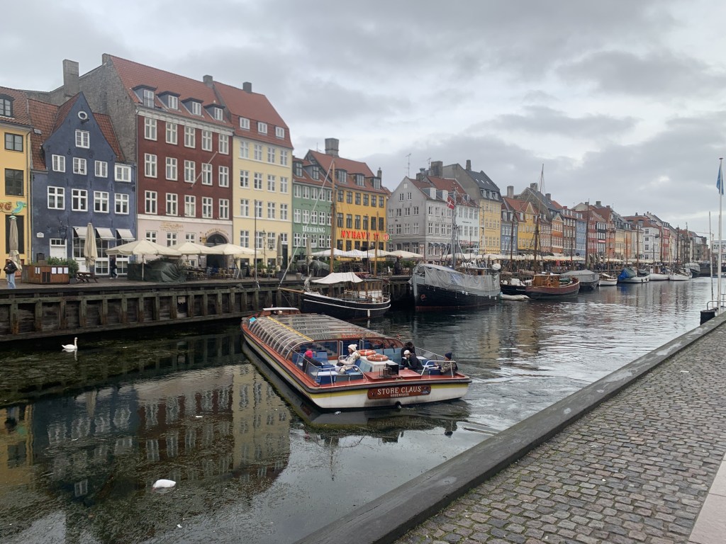 A photo of Nyhavn in Copenhagen, Denmark