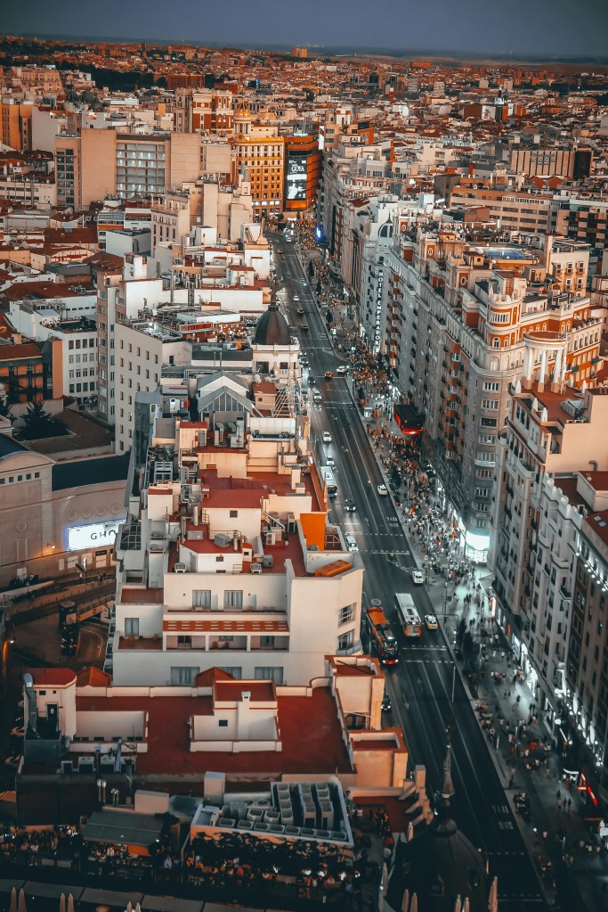 A photo of Gran Vía, Madrid, Spain