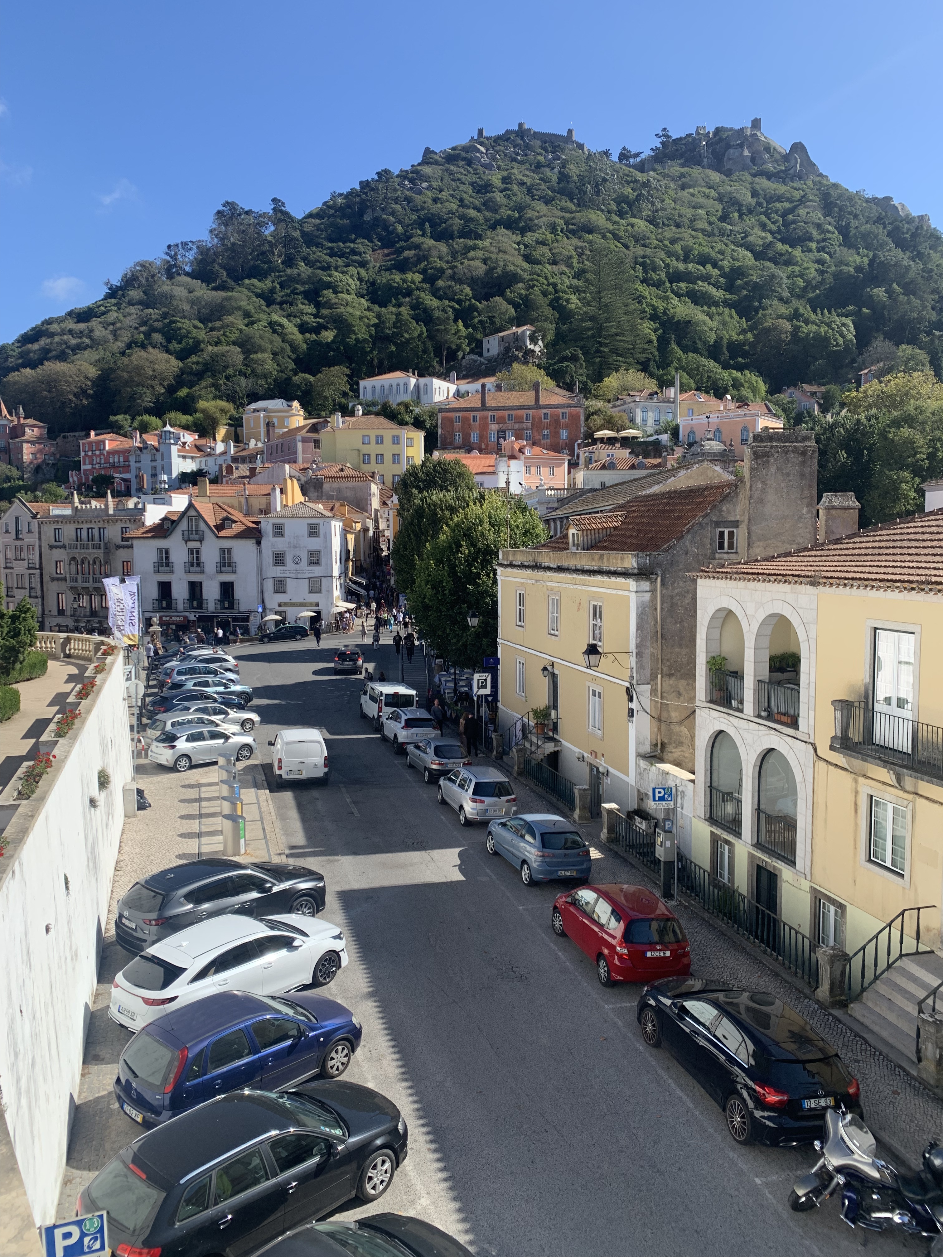 A photo of a street in Sintra, Portugal