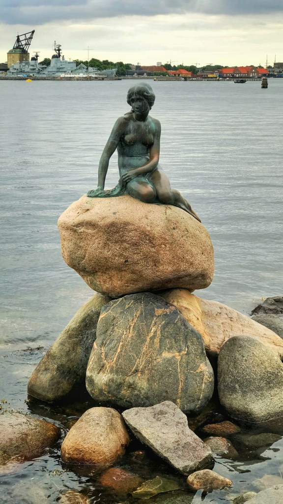 Photo of The Little Mermaid Statue in Copenhagen, Denmark