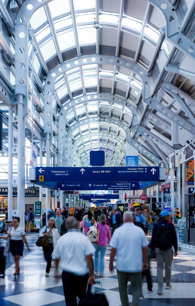 A of O’Hare International Airport in Chicago, Illinois